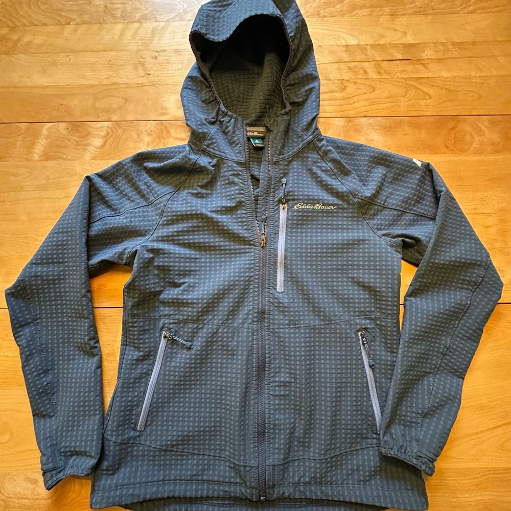Eddie Bauer Women's Full Zip Thermal Waffle jacket